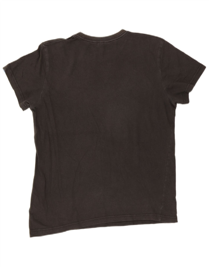 Adidas - Camiseta gráfica para hombre, talla grande, algodón gris