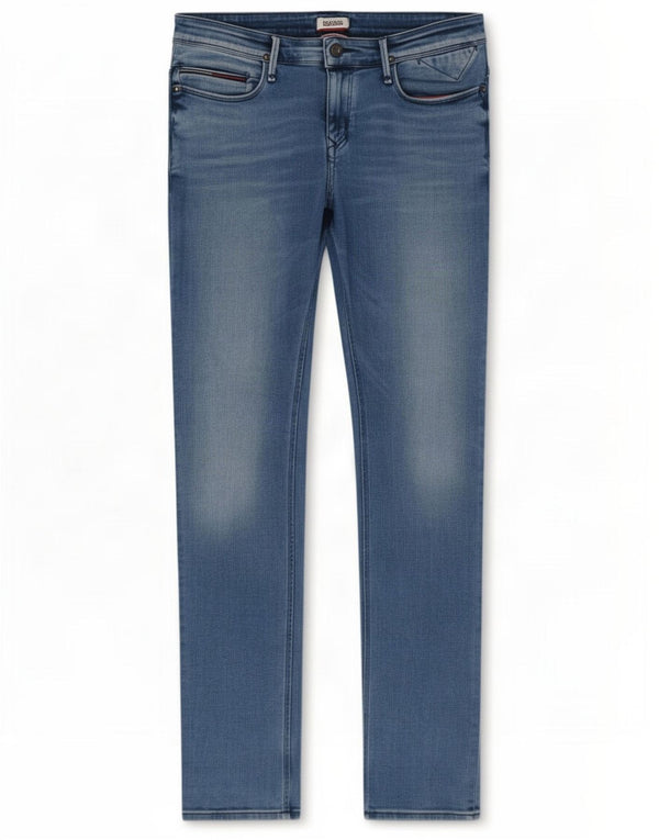 Tommy Hilfiger Vaqueros pitillo para hombre W36 L34 Algodón azul