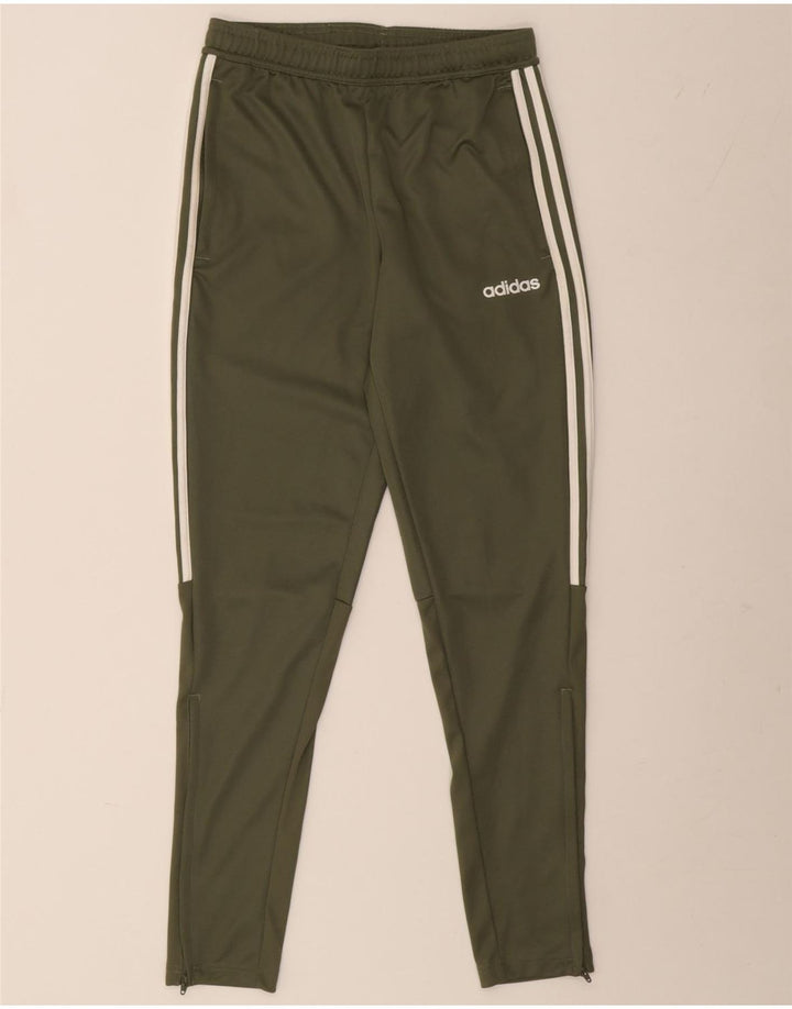 Adidas Hombre Aeroready Pantalones De Chándal Pequeño Caqui Poliéster