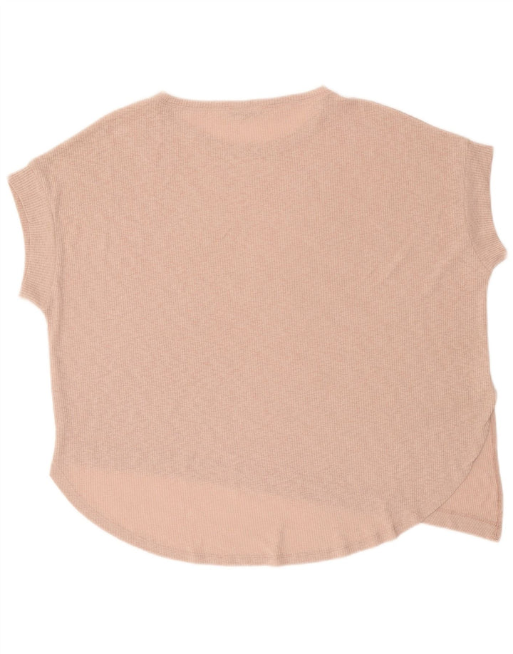 Zara Mujer Blusa Oversize Top Rosa Medio
