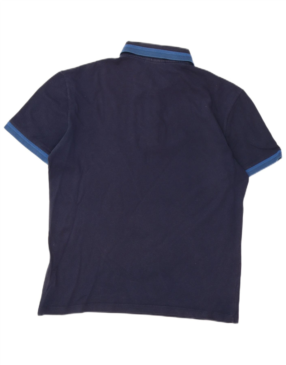LACOSTE Polo ajustado para hombre talla 5 grande algodón azul marino
