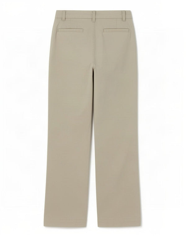 Marks & Spencer Pantalones Chinos Rectos para Mujer UK 40 Large W34 L30 Beige