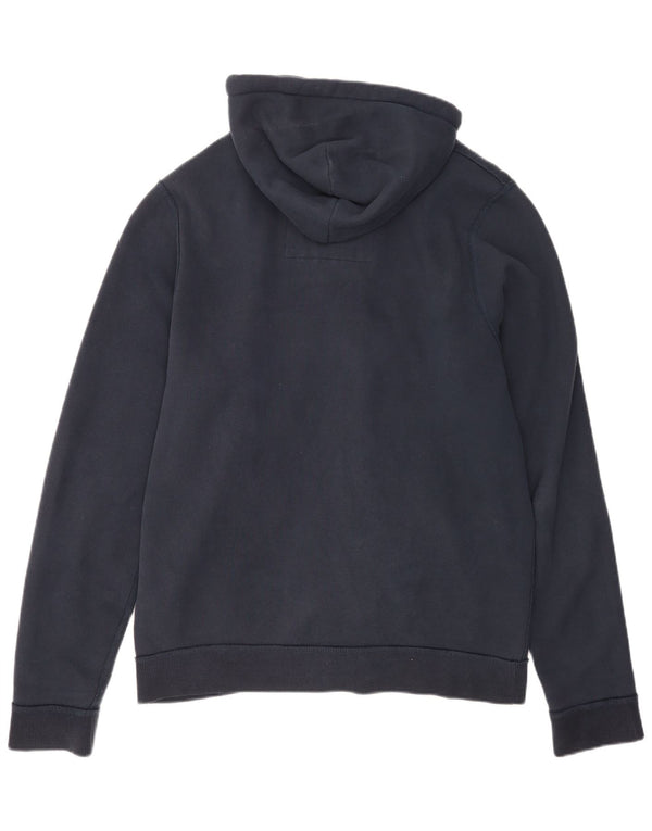 Abercrombie & Fitch Suéter con capucha y cremallera muscular para hombre 2XL Algodón azul marino