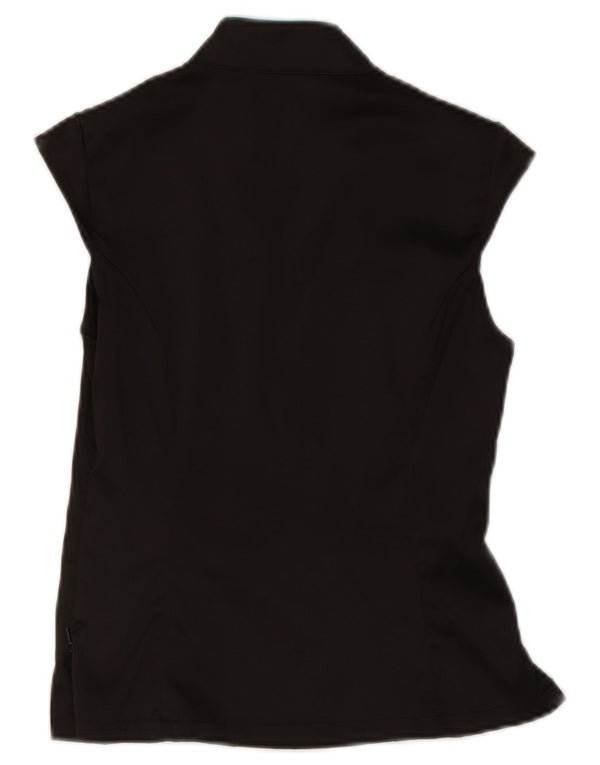 Jane Norman Blusa para mujer Top UK 12 Mediano Negro Floral Poliéster