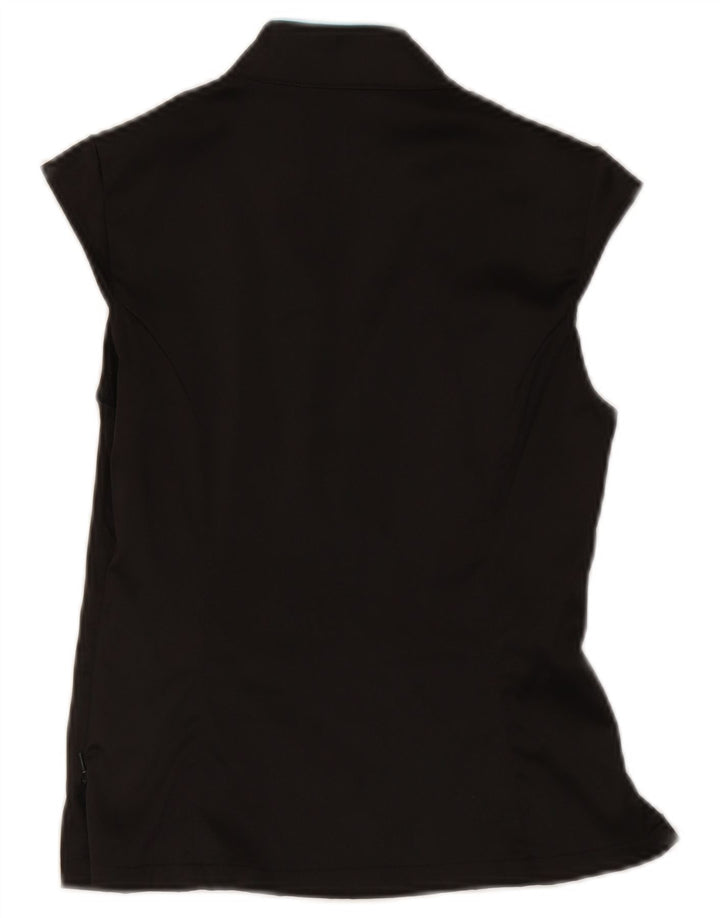 Jane Norman Blusa para mujer Top UK 12 Mediano Negro Floral Poliéster