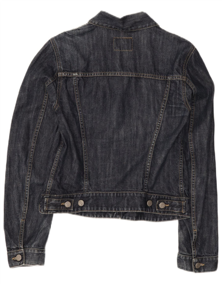 Chaqueta vaquera corta para mujer Gas UK 42 Algodón azul marino mediano
