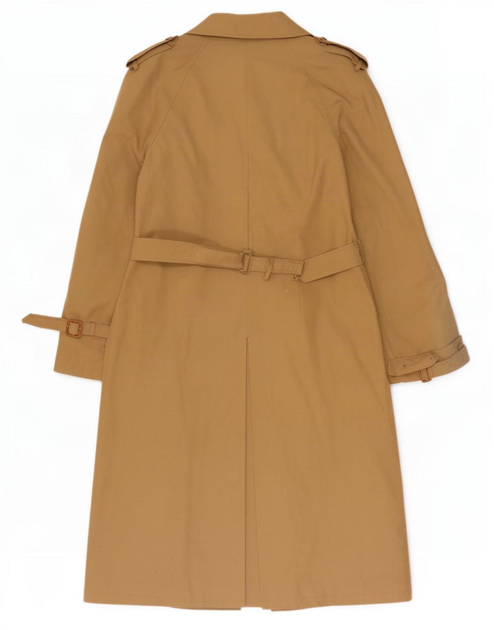 Vintage hombres gabardina Reino Unido 36 pequeño beige
