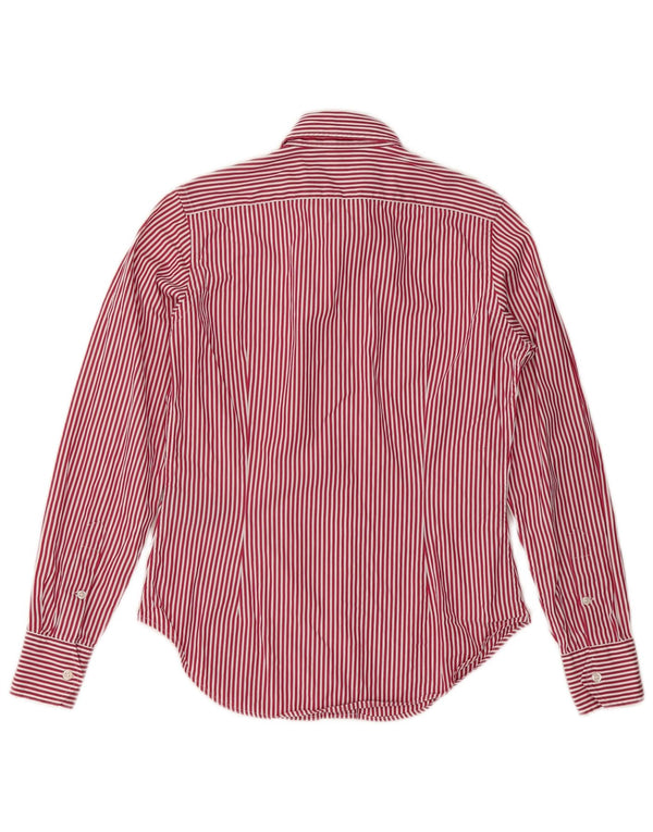 RALPH LAUREN Camisa para mujer US 4 Pequeño Algodón a rayas rojas