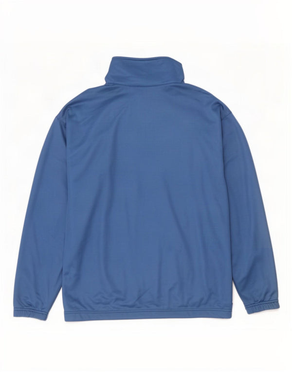 Asics Mens Chándal Top Chaqueta Grande Azul