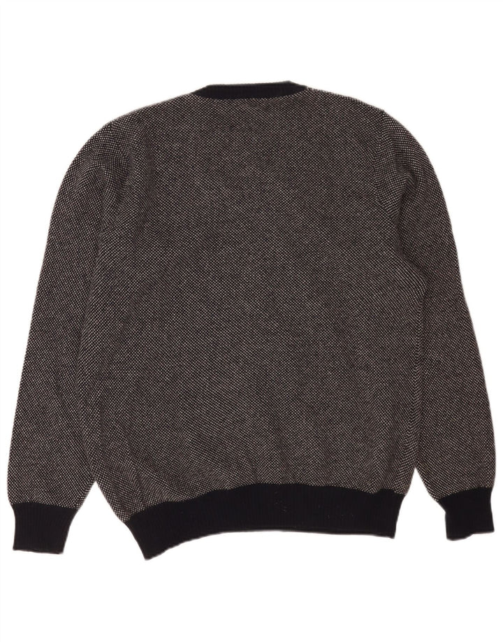 Fred Perry Jersey Con Cuello En V Para Hombre De Lana Moteada Azul Marino Grande
