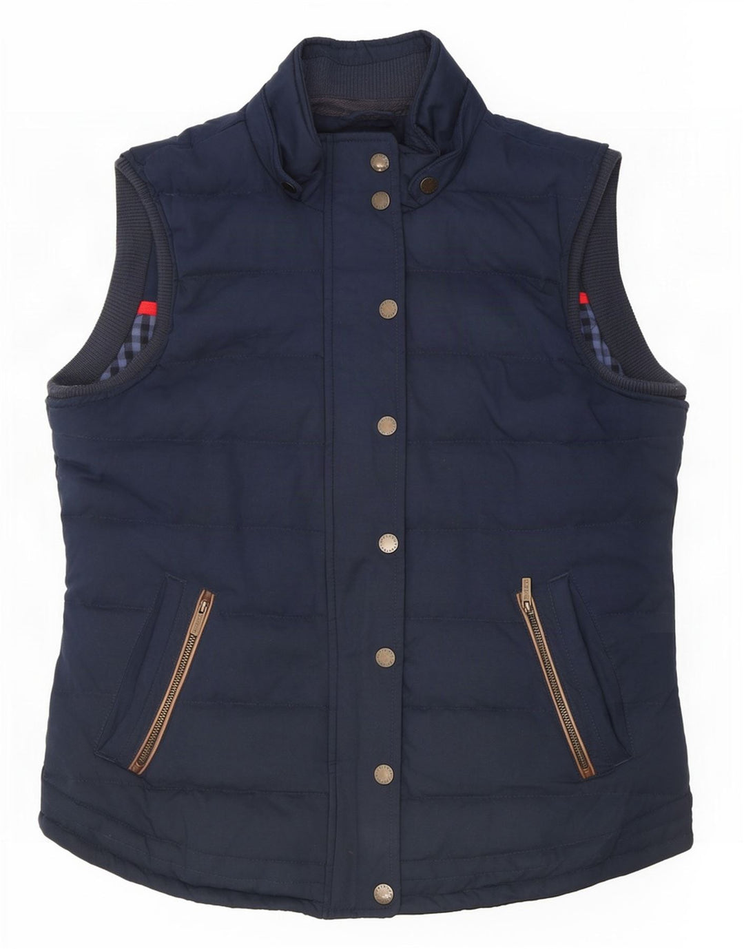 Chaleco acolchado para mujer Fat Face UK 44 Grande Poliéster azul marino