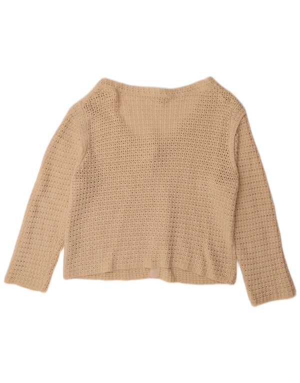 BANANA REPUBLIC Suéter Cárdigan para Mujer UK 40 XL Algodón Beige