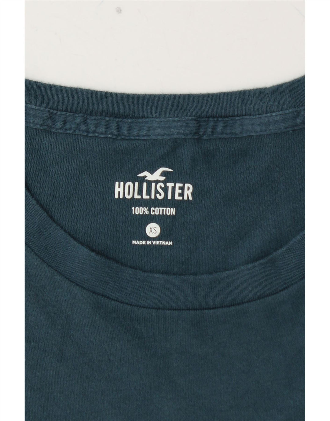 HOLLISTER Camiseta Hombre Top XS Azul Algodón
