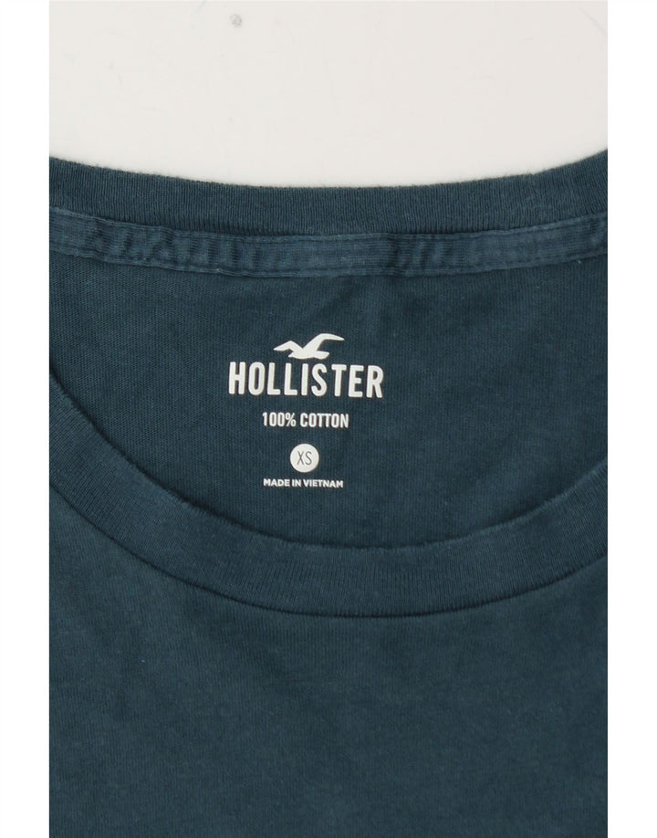 HOLLISTER Camiseta Hombre Top XS Azul Algodón