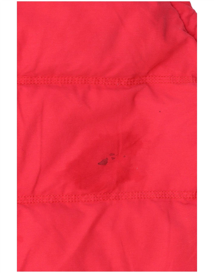 SUPERDRY Chaleco acolchado con capucha para mujer UK 46 Large Pink Cotton