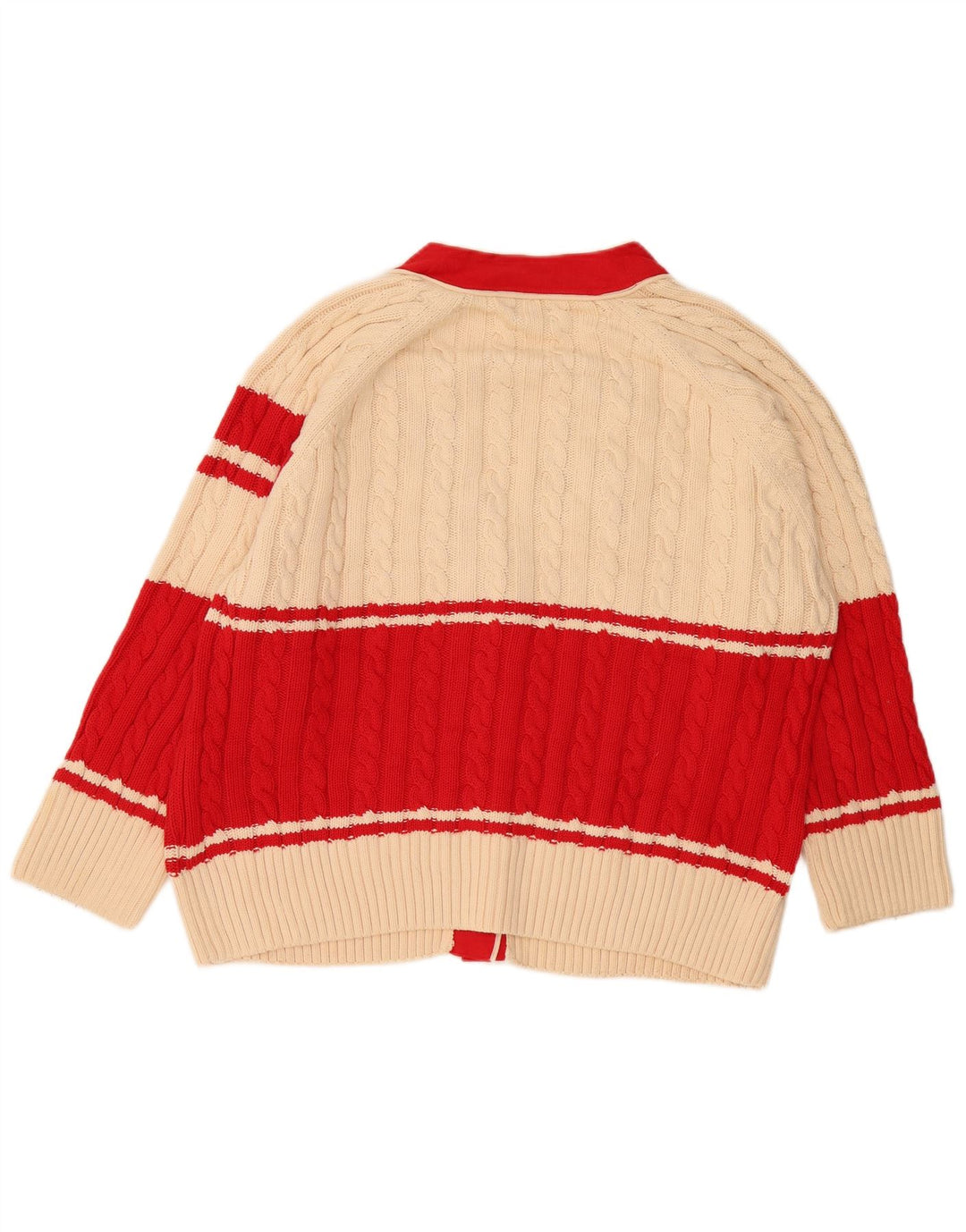 Gant Cárdigan Gráfico para Mujer UK 44 Medium Beige Colorblock