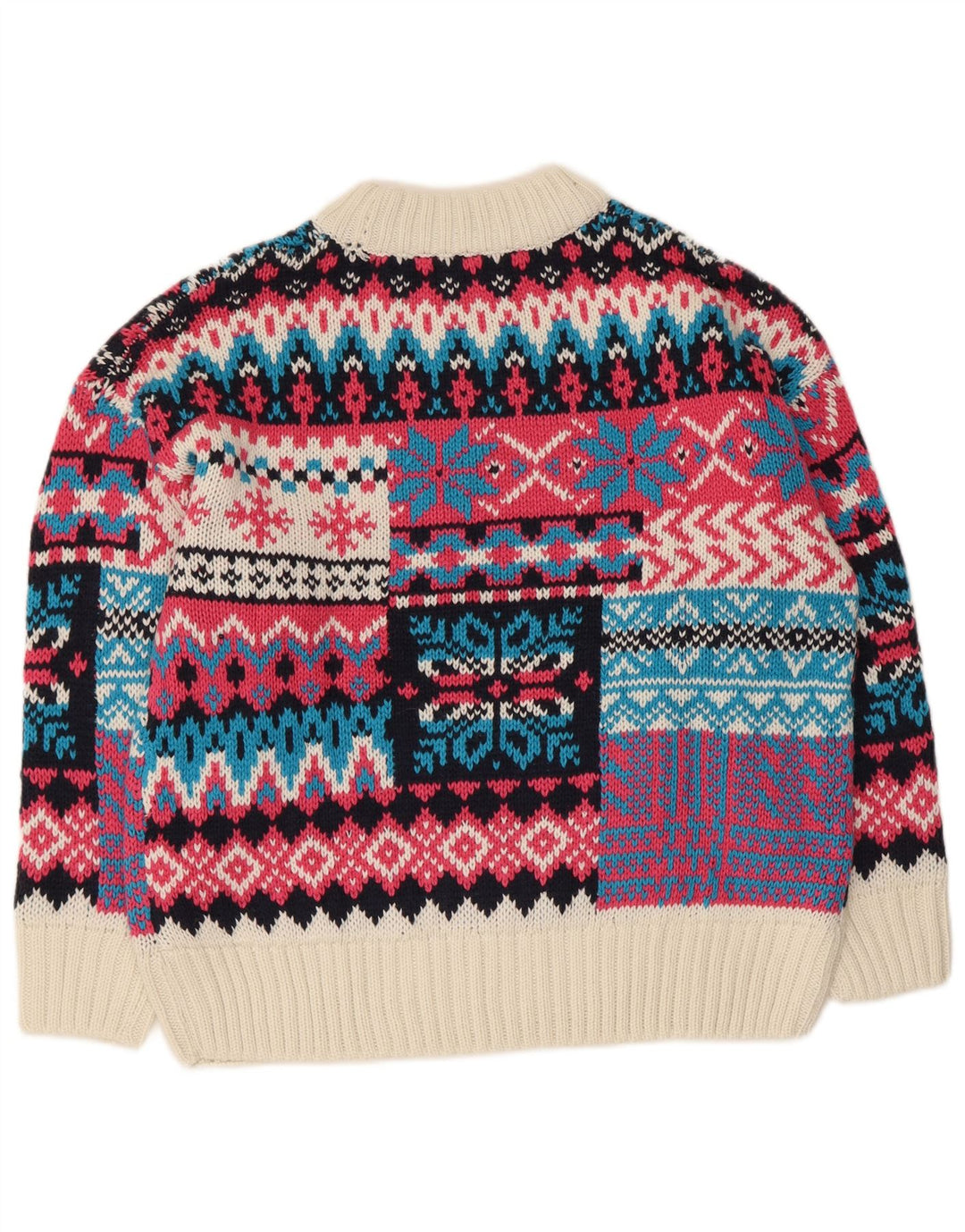 Piombo Jersey con cuello alto para mujer, talla 40, talla grande, multicolor