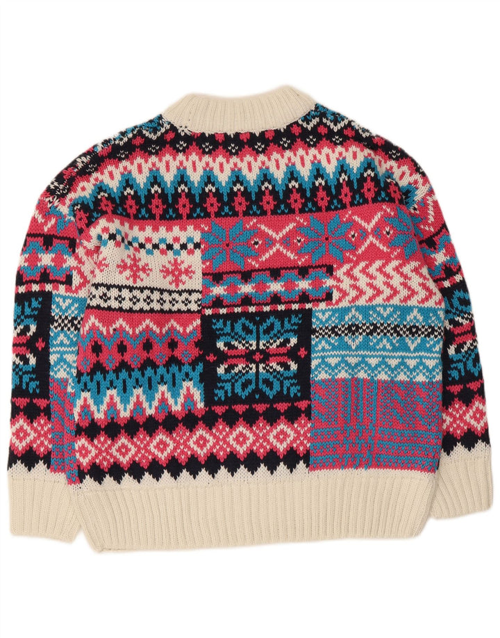 Piombo Jersey con cuello alto para mujer, talla 40, talla grande, multicolor
