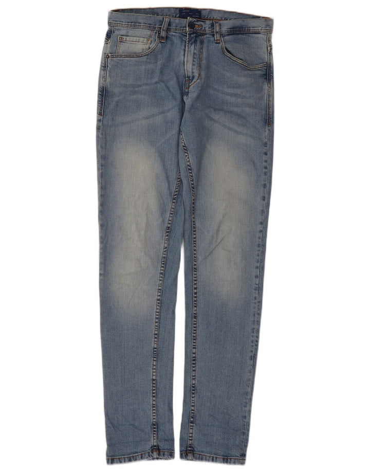 Zara Mens Slim Jeans EU 38 Small W30 L32 Azul