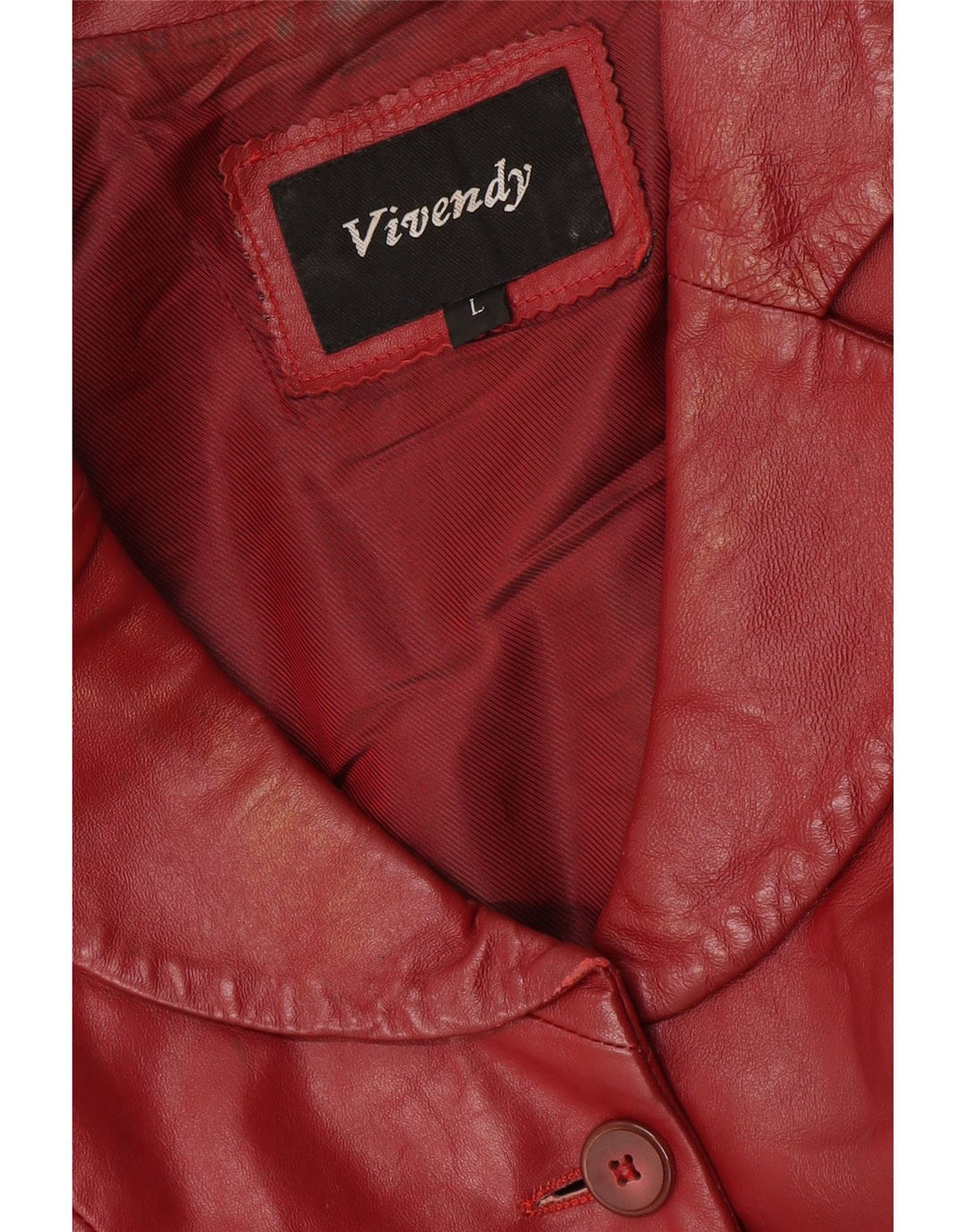 Viventy - Chaqueta tipo blazer corta con 2 botones para mujer, talla 40, color burdeos