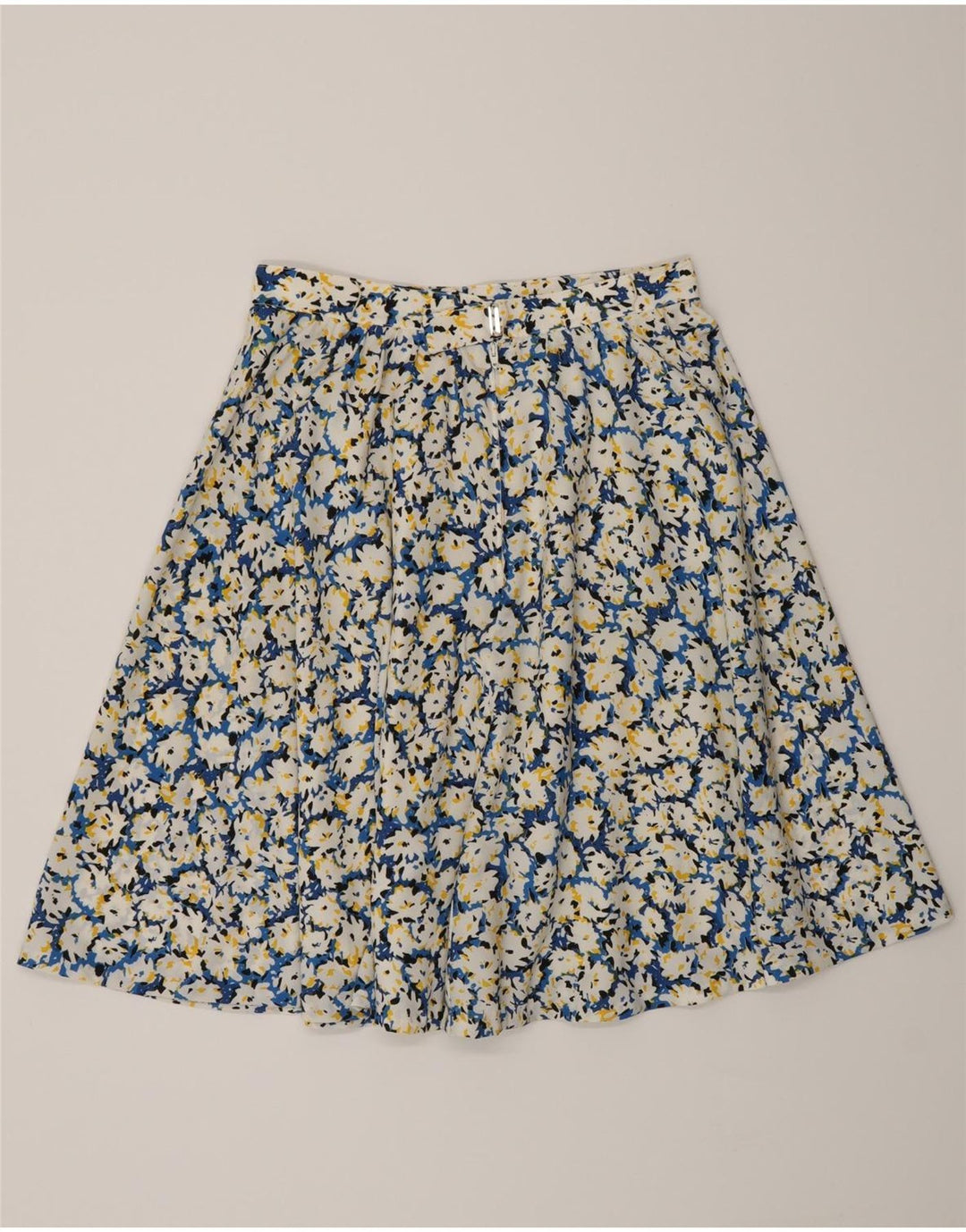 Vintage mujer A-Line falda W26 pequeño multicolor floral