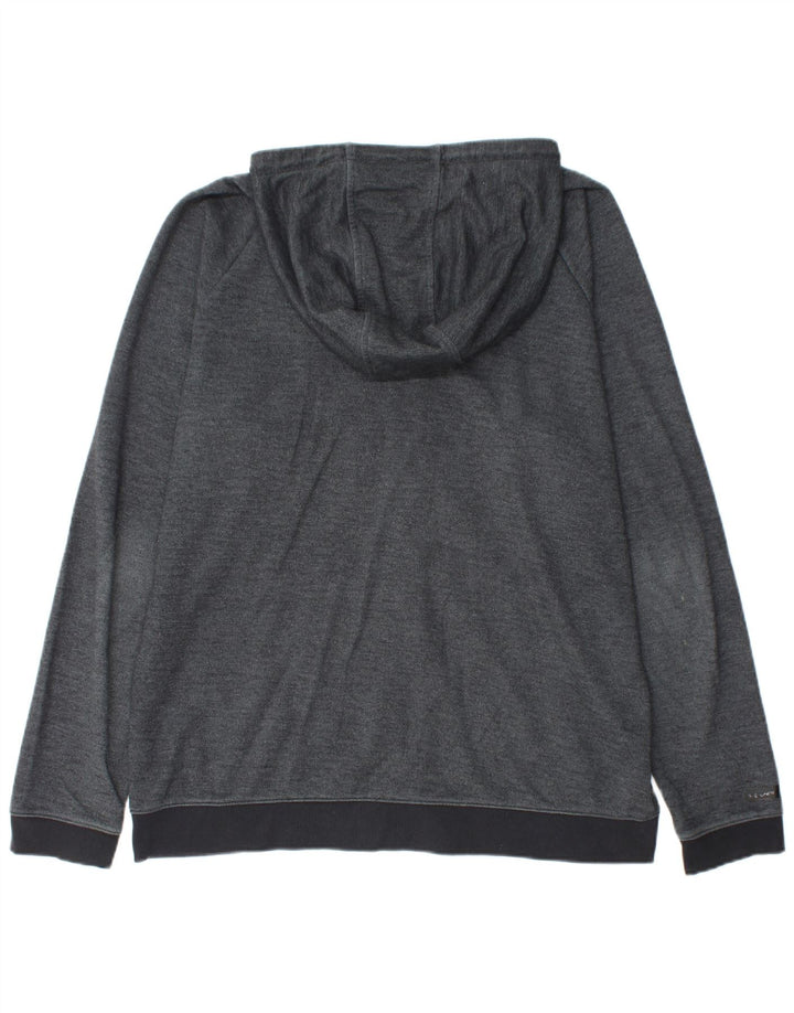 UNDER ARMOUR Sudadera con capucha y cremallera para hombre XL Algodón gris