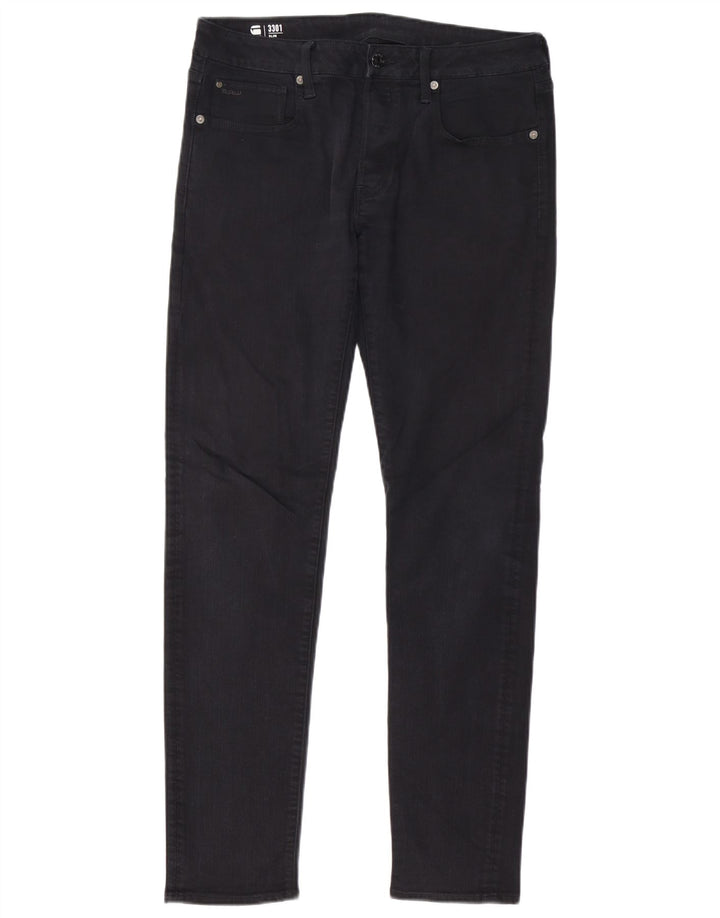 Vaqueros G-Star 3301 Slim para hombre W34 L32 Negro