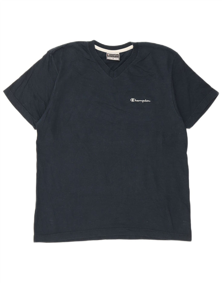 Champion Camiseta Hombre Top Small Azul Marino Algodón