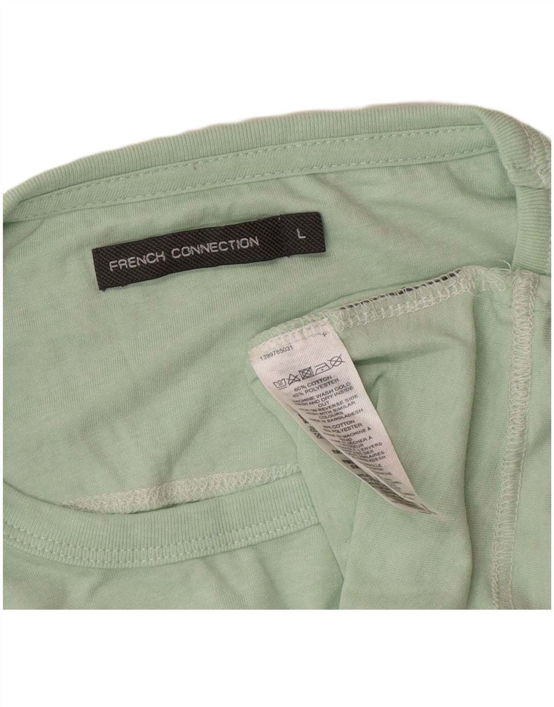 French Connection - Camiseta para hombre, talla grande, color verde, algodón