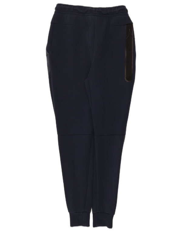 Nike - Pantalón de chándal para hombre Joggers XS Azul marino Colorblock Algodón