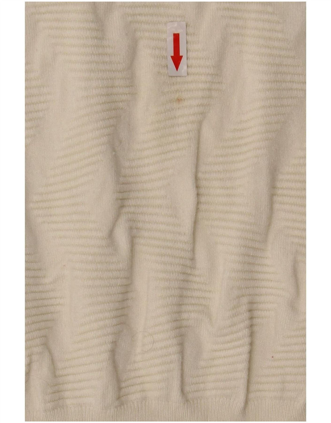 Marks & Spencer Suéter tipo jersey con cuello barco para mujer UK 12 Medium Off White