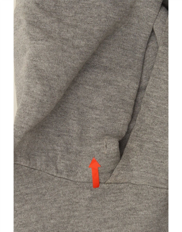 RUSSELL ATHLETIC Womens Graphic Hoodie Jumper Medium Grey Polyester Vintage Russell Athletic and Second-Hand Russell Athletic from Messina Hembry 