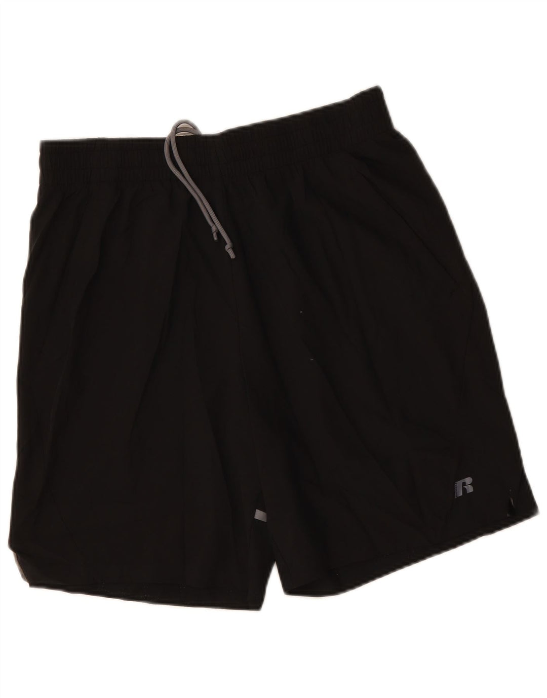 RUSSELL ATHLETIC Pantalones cortos deportivos para hombre Grande Poliéster negro