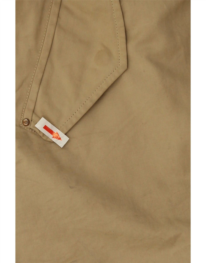 Zara Mujer Parka Con Capucha Chaqueta UK 46 Large Beige