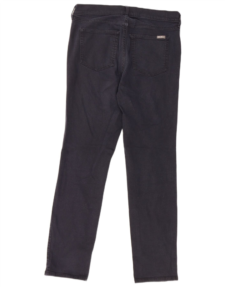 Eddie Bauer Jeans ajustados para mujer US 6 Medium W30 L29 Azul marino Algodón