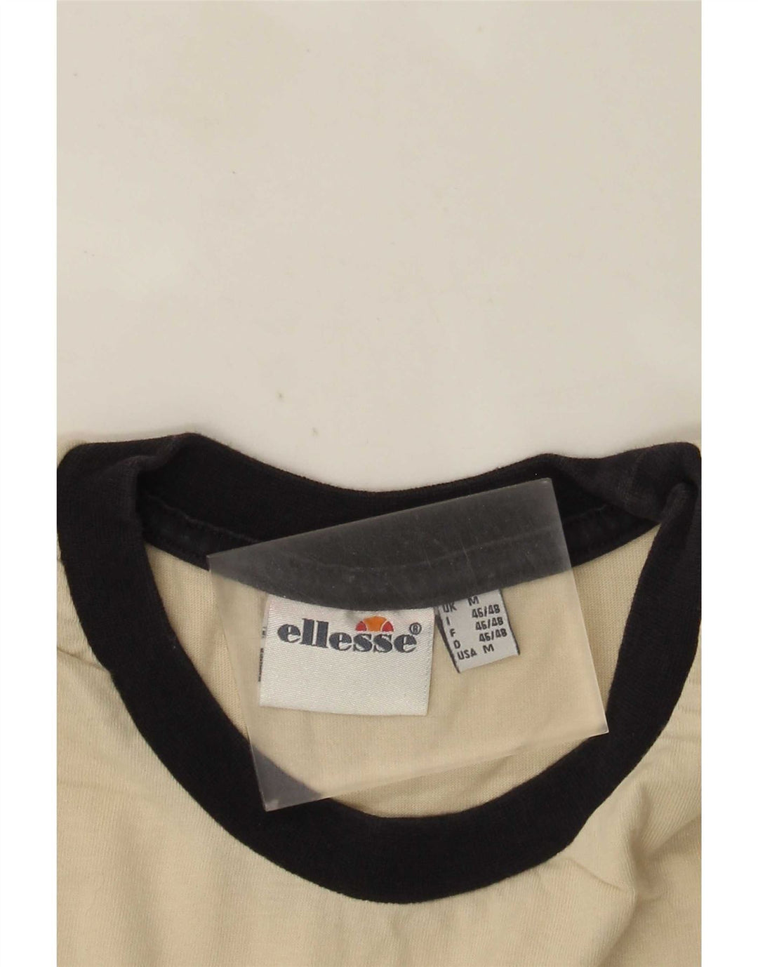 ELLESSE Hombre Camiseta Gráfica Top Medium Beige Colorblock