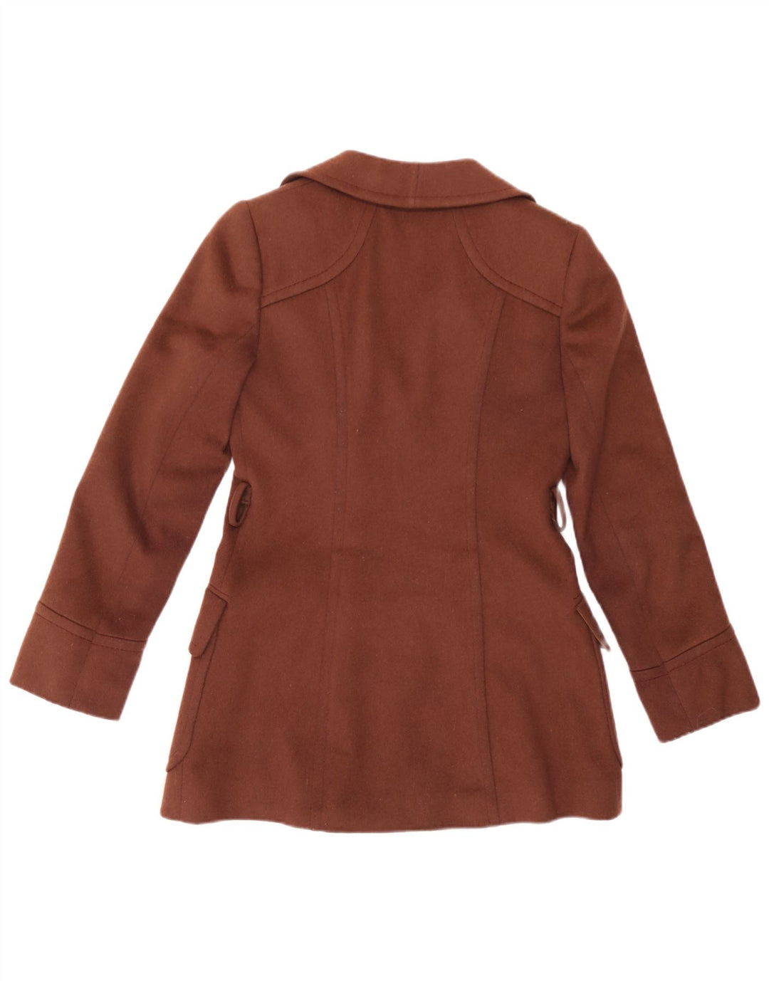 Happening Chaqueta tipo blazer con doble botonadura para mujer IT 40 Small Brown