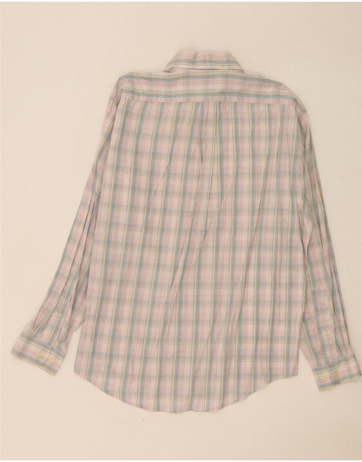 Camisa Marlboro Classics Hombre Grande Cuadros Multicolor Algodón