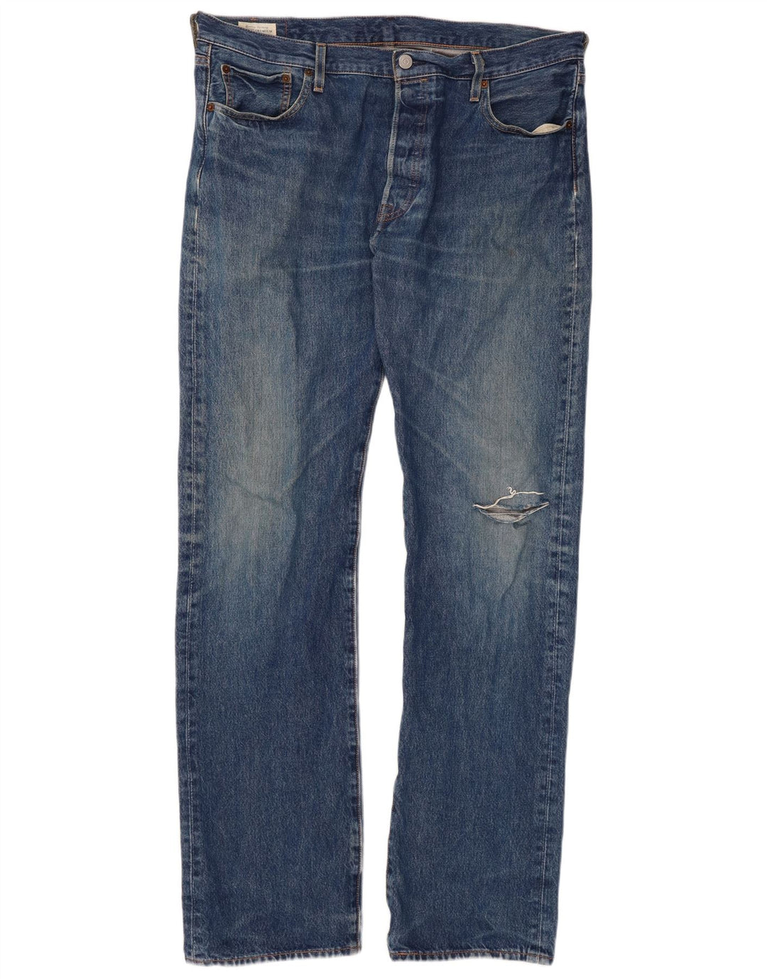 LEVI'S Jeans rectos 501 para hombre W36 L34 Algodón azul