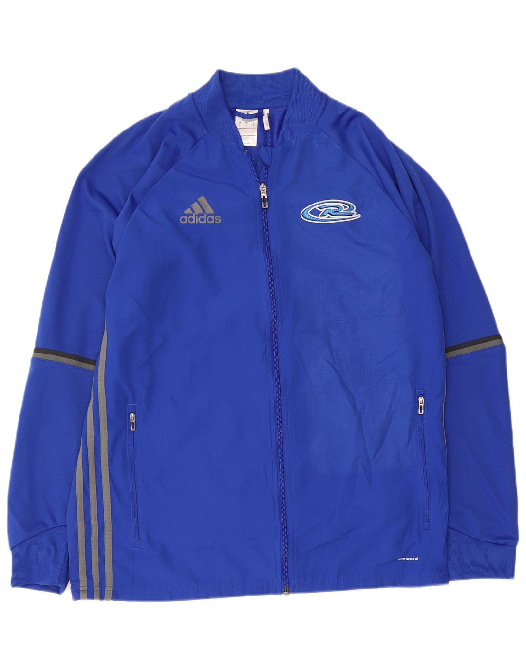 ADIDAS Mens Climacool Graphic Chándal Top Chaqueta Grande Azul Poliéster