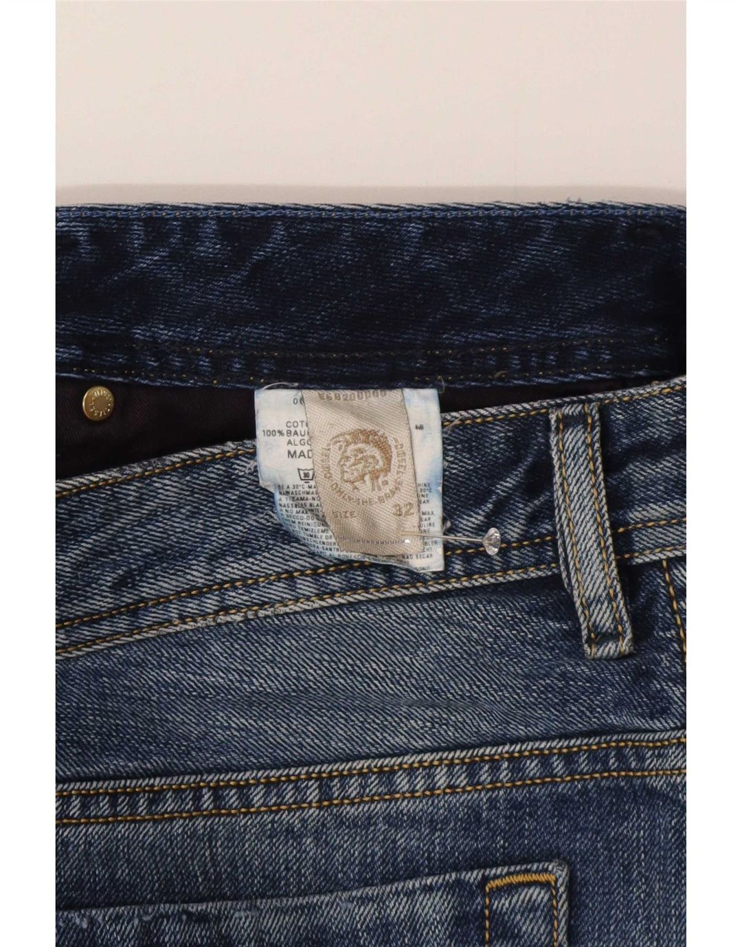 Diesel Hombre Zatiny Vaqueros Bootcut W32 L32 Azul