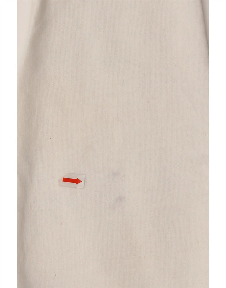 Champion Sudadera Gráfica para Mujer Jersey UK 46 Grande Poliéster Blanco