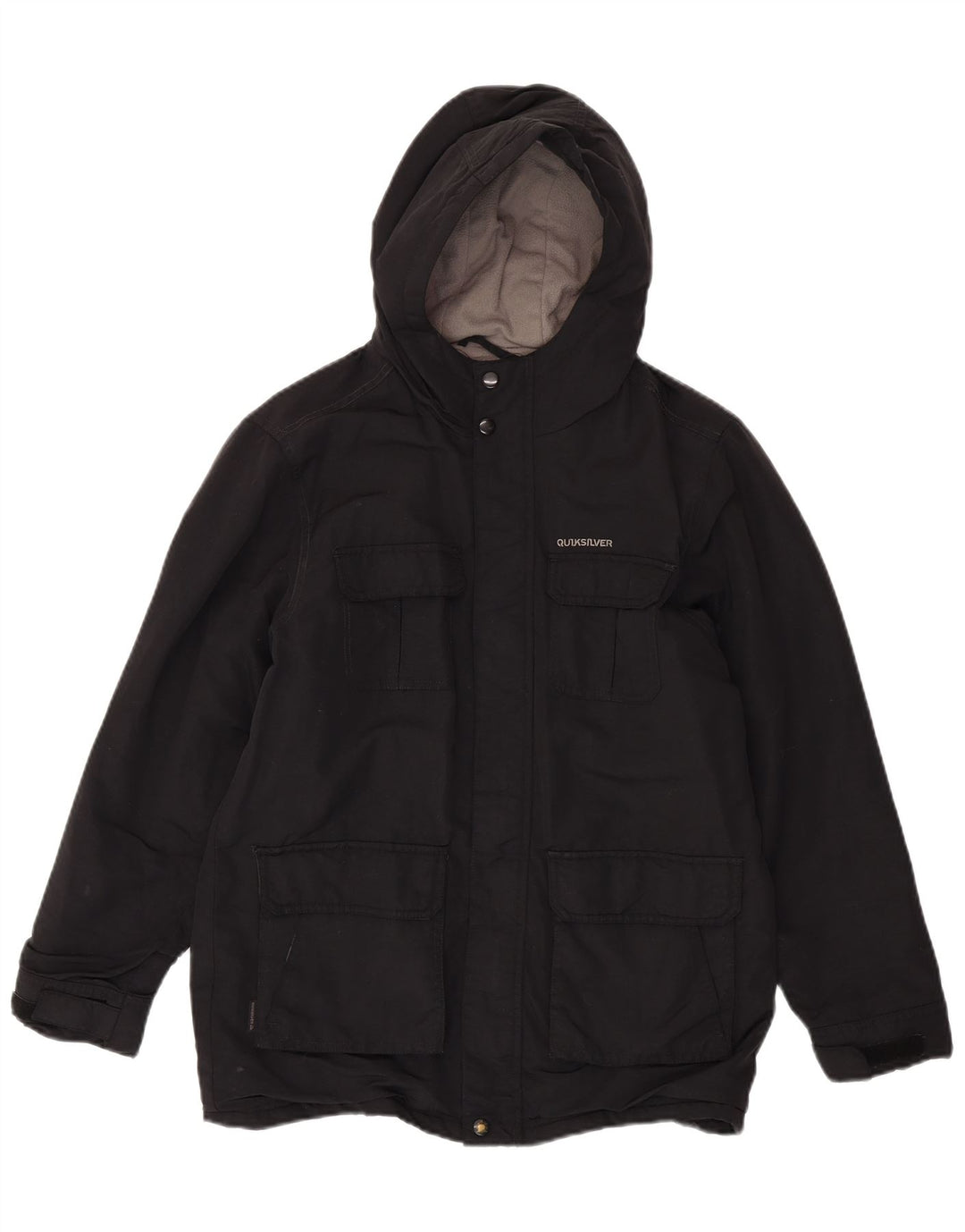 Quiksilver Chaqueta acolchada con capucha para niño 13-14 años negro