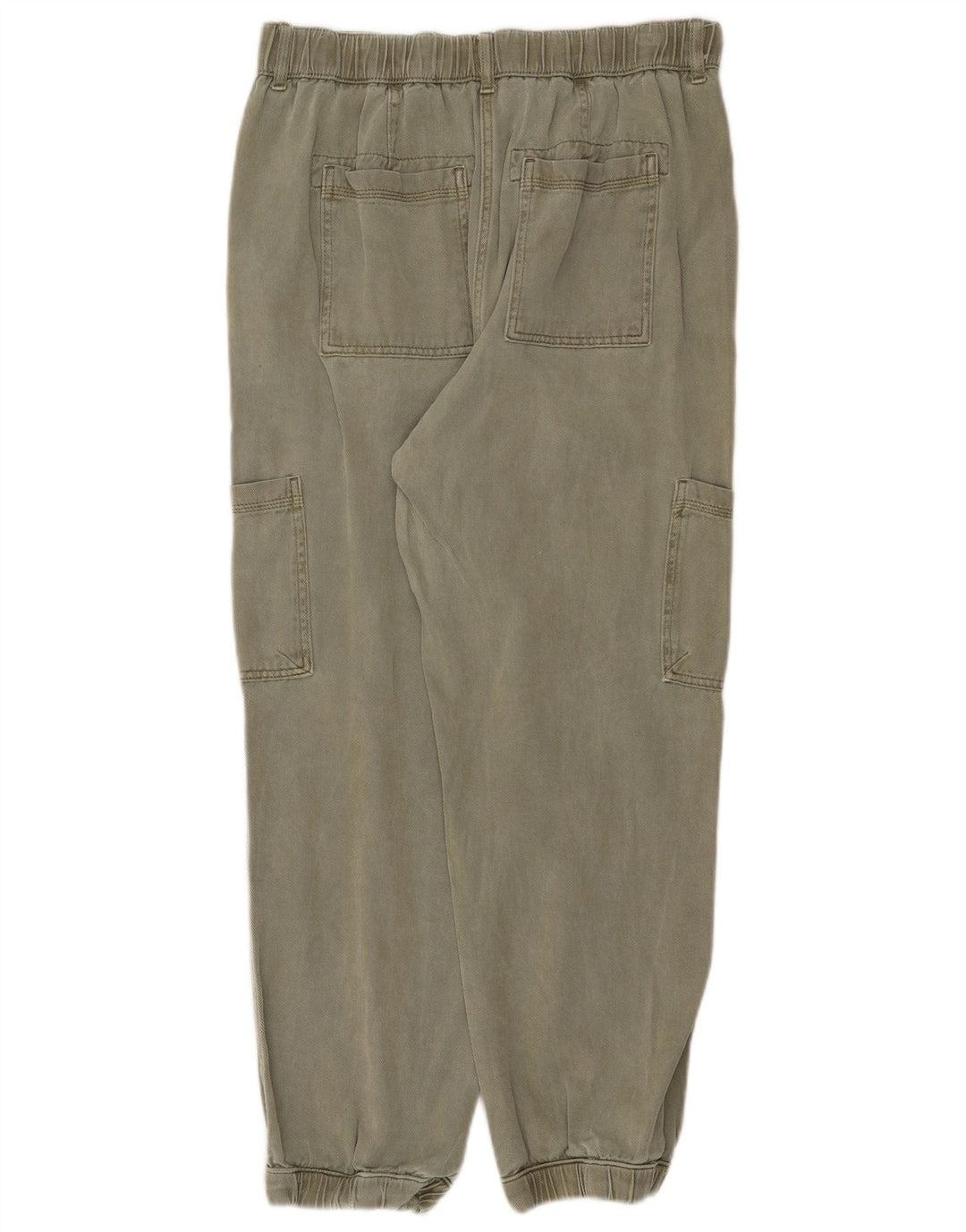 Marks & Spencer Pantalones Cargo Cortos para Mujer UK 12 Medium W30 L26 Caqui