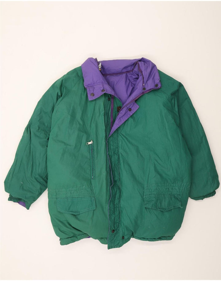 Diadora Chaqueta Acolchada Reversible Hombre UK 38 Medium Púrpura