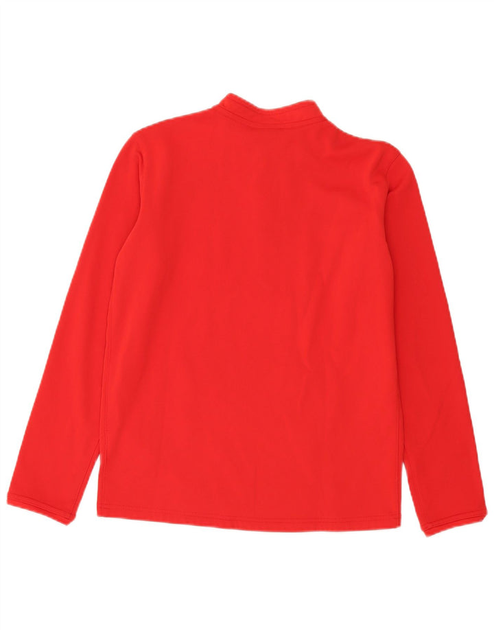 Nike Dri Fit - Chándal con cremallera y cuello para niños, 13-14 años, XL, rojo