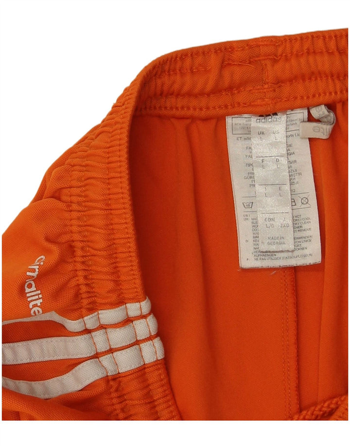Adidas Mens Climalite Sport Shorts Grande Naranja Poliéster