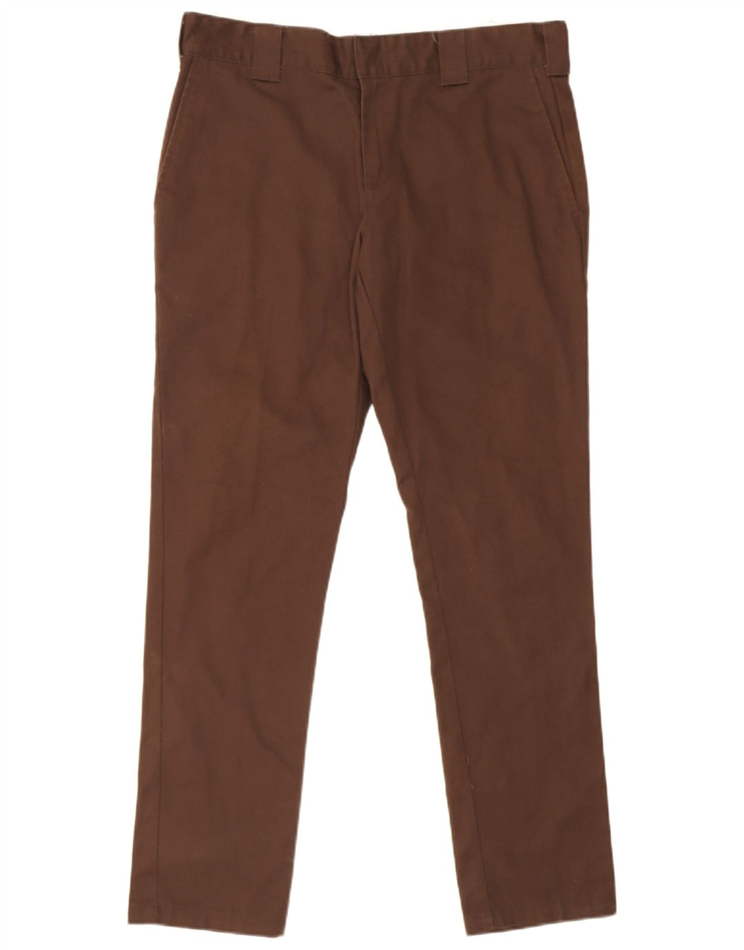 Dickies Pantalón chino ajustado para hombre W33 L32 Poliéster marrón