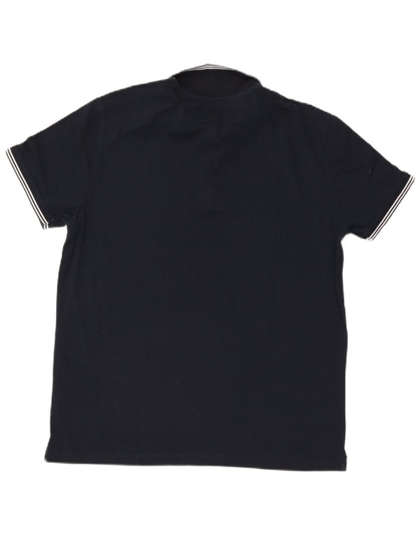 Champion Polo de ajuste fácil para hombre, talla 2XL, algodón azul marino