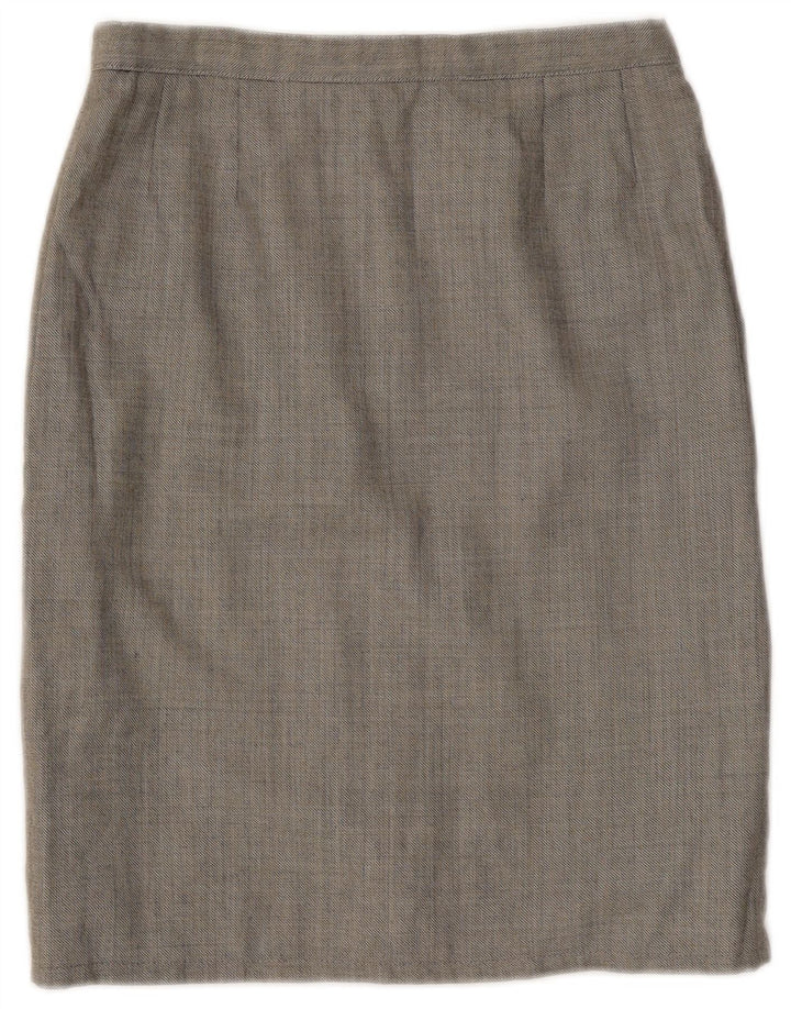 Luisa Spagnoli Falda lápiz para mujer IT 44 Mediana W28 Gris